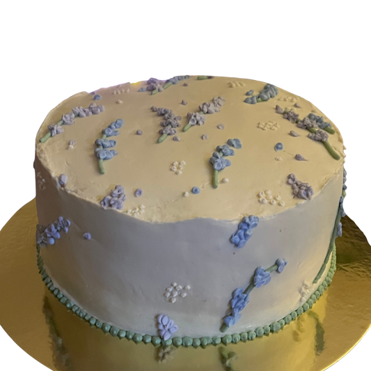 Lavender Themed Cake