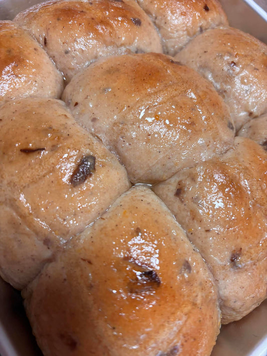 Sourdough Hot Cross Bun