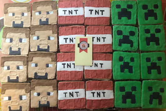 Minecraft Sugar Cookies