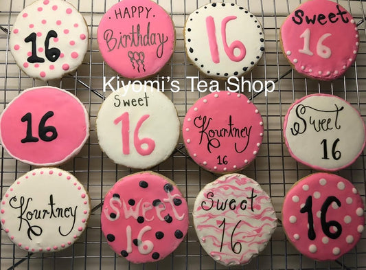 Sweet 16 Sugar Cookies
