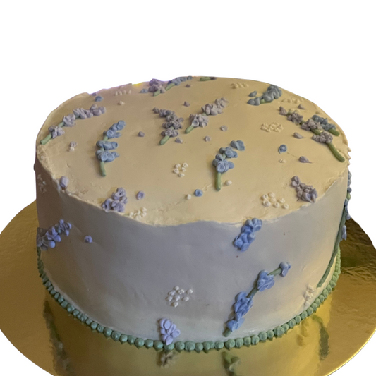 Lavender Themed Cake