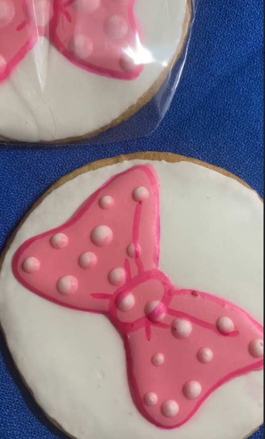 Minnie Mouse Sugar Cookies
